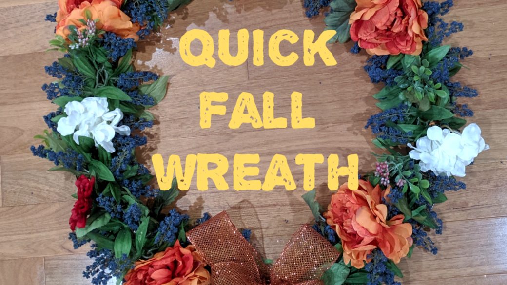 Quick and Easy Fall Wreath